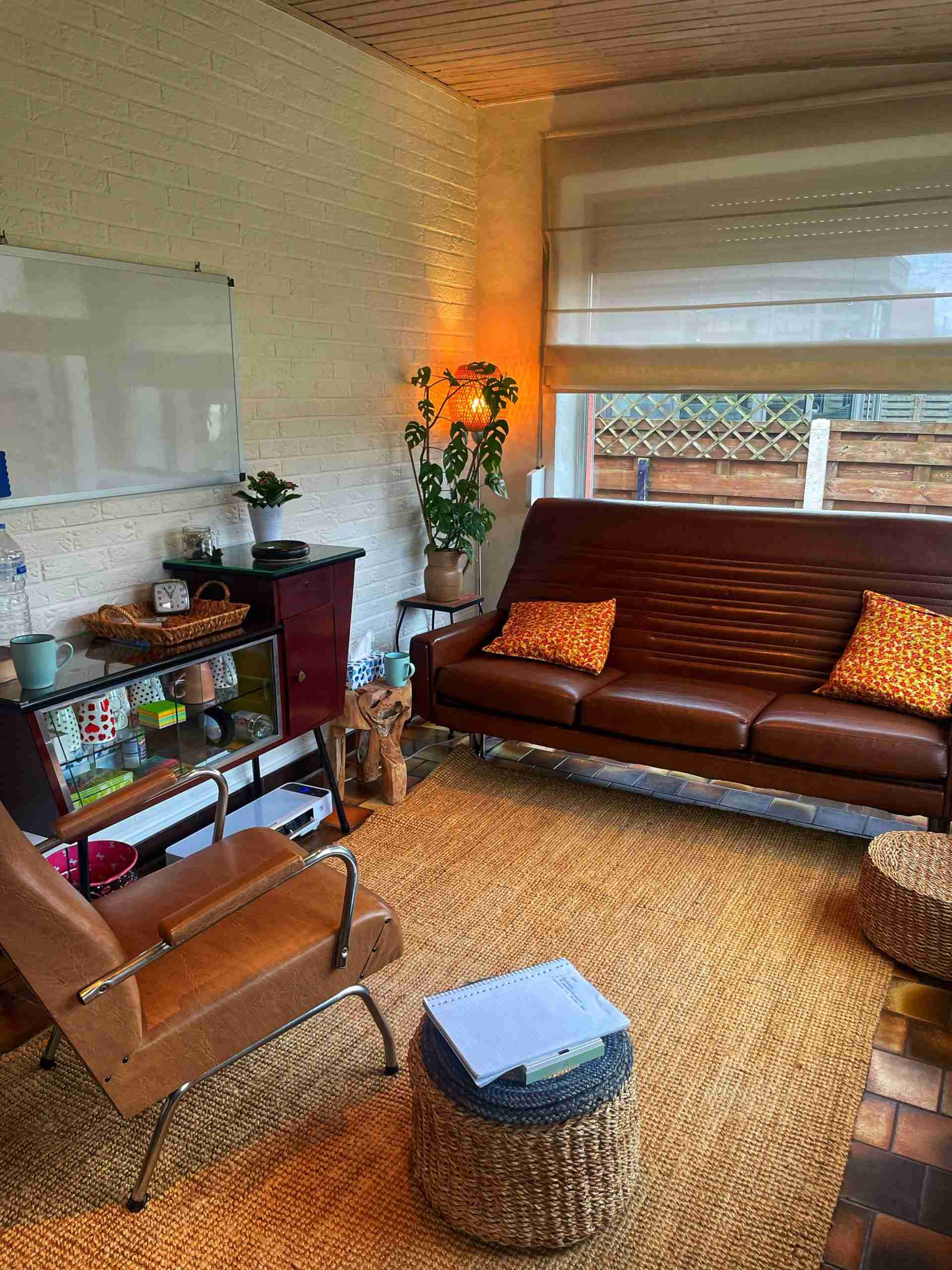 In de tuinkamer